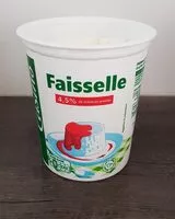 Cantidad de azúcar en La Faisselle, moulée dans son panier
