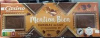Количество сахара в Mention bien chocolat au lait et inclusions de caramel