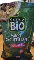 चीनी की मात्रा Muesli croustillant fruits rouges