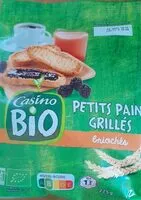 Suhkru kogus sees Petits pains grillés briochés