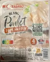 Suhkru kogus sees Blanc de poulet doré au four qualité supérieur