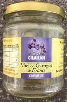 Sucre et nutriments contenus dans Miellerie chaillan