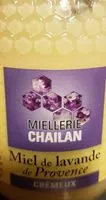 Sucre et nutriments contenus dans Miellerie chailan