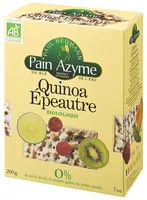 Jumlah gula yang masuk Pain Azyme Quinoa Epeautre biologique Paul Heumann