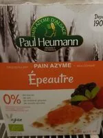 Sucre et nutriments contenus dans Paul heumann