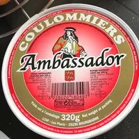 Sokerin määrä sisällä Coulommiers Ambassador Camembert