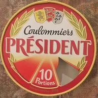 入っている砂糖の量 PRESIDENT COULOMMIERS 10 PORTIONS 31% 350g