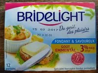 Sucre et nutriments contenus dans Bridelight