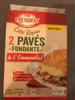 İçindeki şeker miktarı PRESIDENT COTE REPAS 2 PAVES FONDANTS A L EMMENTAL 200g
