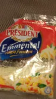 Количество сахара в President emmental rape fondant 70g