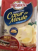 Jumlah gula yang masuk President emmental coeur de meule 10 tranches 150g