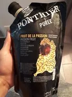 Sokerin määrä sisällä Fruit de passion