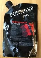 Sokerin määrä sisällä Ponthier puree fruits rouges