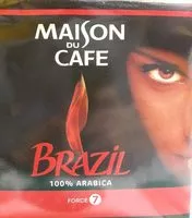 Sucre et nutriments contenus dans Maison du cafe brazil