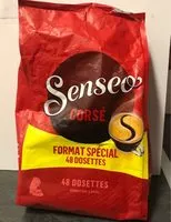 Suhkru kogus sees Café Senseo Corsé