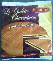 Quantité de sucre dans La Galette Charentaise fourrée myrtille