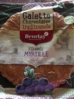 Quantité de sucre dans Galette Charentaise fourrée Myrtille