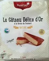Quantité de sucre dans Le Gâteau Délice d'Or Nature