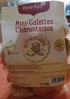 Quantité de sucre dans Mini galettes charentaises