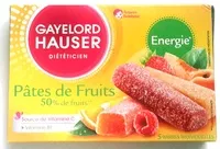 Suhkru kogus sees Pâtes de fruits