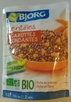 Suhkru kogus sees Lentilles Carottes