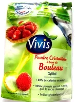 入っている砂糖の量 Poudre cristallisée à base de bouleau - Xylitol