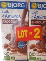 含糖量 Lait d'amande chocolat