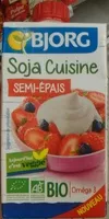 Quantité de sucre dans Soja cuisine semi-épais bio
