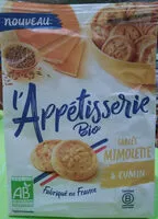 Sucre et nutriments contenus dans L-appetisserie bio