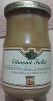 入っている砂糖の量 Moutarde de Dijon au miel et vinaigre balsamique