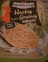 Количество сахара в Haché poulet et graines lin et tournesol