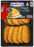 Suhkru kogus sees Pané au poulet x 10