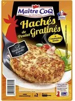 Suhkru kogus sees Hachés de poulet gratinés