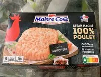 Suhkru kogus sees Steak haché 100% poulet