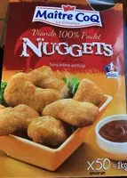 Quantité de sucre dans Viande 100% Poulet NUGGETS