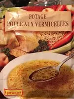 Sucre et nutriments contenus dans Potage