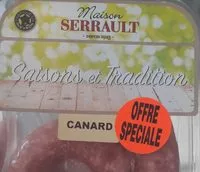 चीनी की मात्रा Saucisse au canard