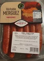 Suhkru kogus sees Véritable merguez