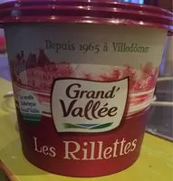 Sucre et nutriments contenus dans Grand vallee