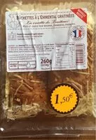 Suhkru kogus sees Buchettes à l’Emmental Gratinées