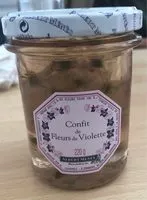 Jumlah gula yang masuk Confit de fleur de violette