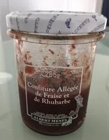 入っている砂糖の量 Confiture allégée de Fraise et de Rhubarbe