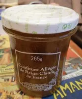 Cantidad de azúcar en Confiture allégée de reine Claude de france