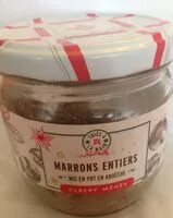 Jumlah gula yang masuk Marrons entiers