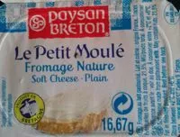 Sucre et nutriments contenus dans Le petit moule