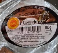 入っている砂糖の量 Picodon fromage chevre