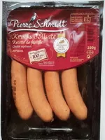 Количество сахара в Knacks d'Alsace 4 pièces