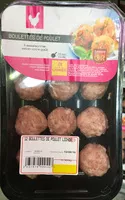 Suhkru kogus sees Boulettes de Poulet