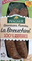 入っている砂糖の量 Saucisses fumées