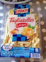 Sokerin määrä sisällä Lustucru tagliatelles larges 350g